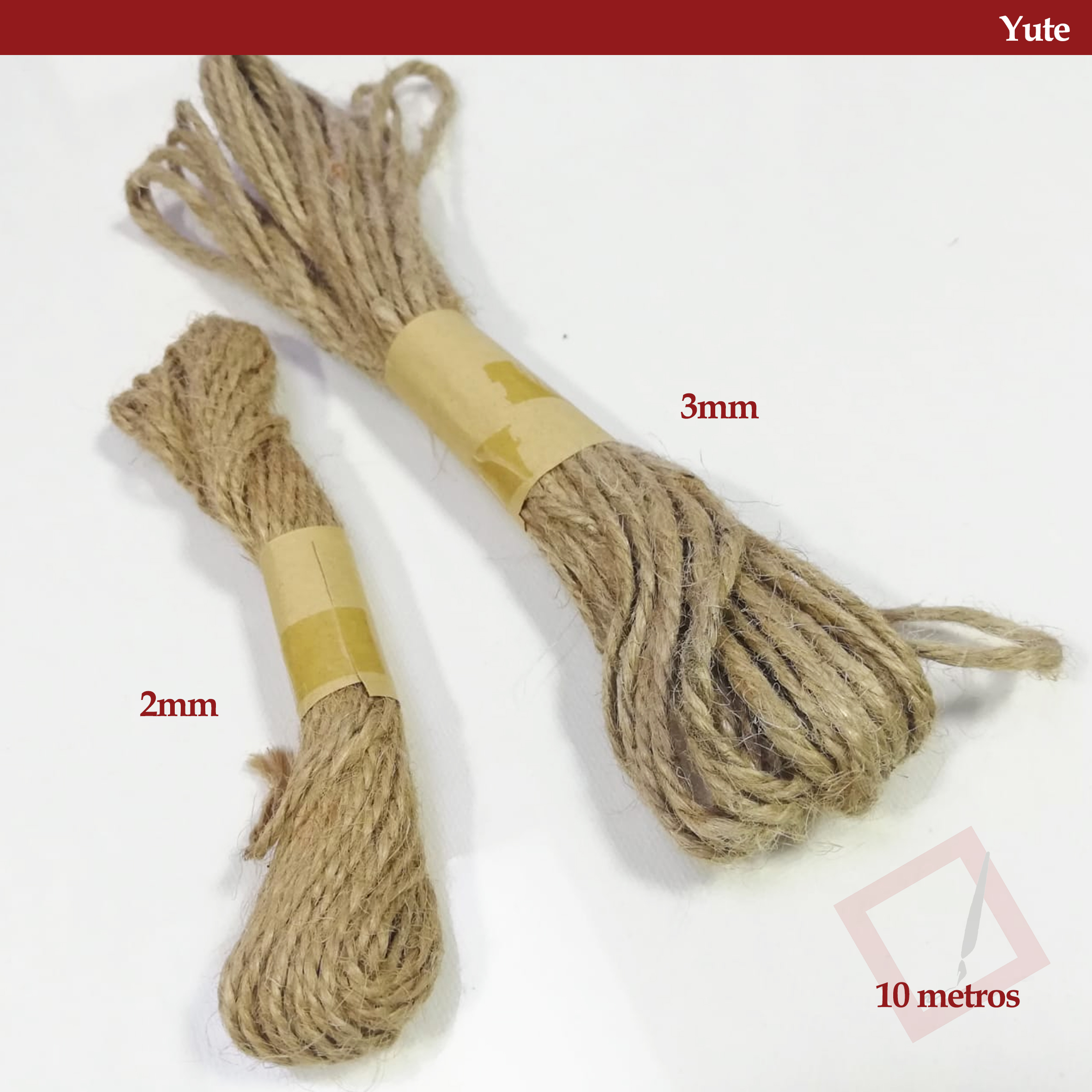 Cuerda de yute 2mm 10 metros – PRECISE