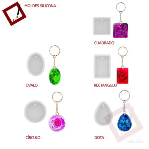 Molde de Silicona para  colgantes