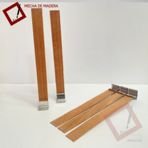 Mecha de madera para velas (5 unidades)