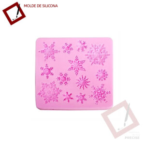 Molde Silicona Copos de Nieve