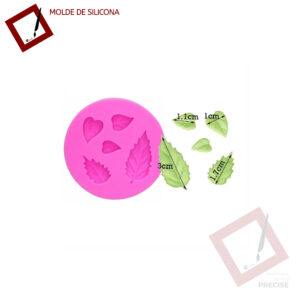 Molde Silicona mini hojas