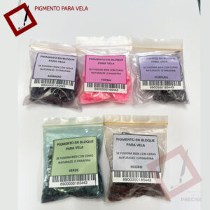 Pigmento en bloque para vela