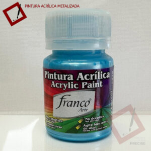 Acrílico Metalizado AZUL CLARO Franco Art 30ml