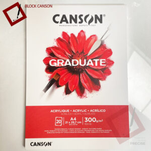Block Acrílico u Óleo A4 Canson 300gsm