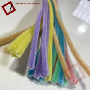 Chenilla Surtida x30 Tonos Pasteles